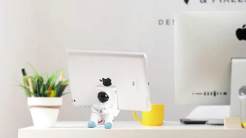 Miniatura 6 de Soporte de teléfono para escritorio, soporte creativo de astronauta para teléfono celular, tabletas, soporte de teléfono para iPhone, iPad, teléfono