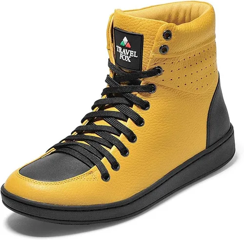 Miniatura 11 de TRAVEL FOX Unisex Clásico 900 Nappa Cuero Puntera Redonda con Cordones Altas Tops