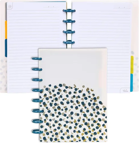 Miniatura 56 de Talia - Cuadernos de notas con tapas, planificador, personalizables, (Azul de Verano, Junior (5.5 pulgadas x 8.5 pulgadas)) Azul verano