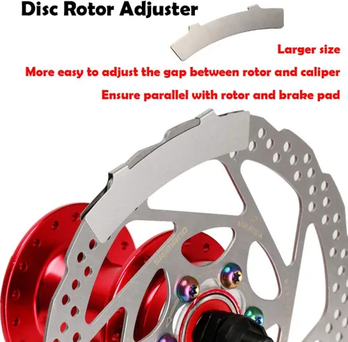 Miniatura 6 de Farbetter Kit de freno de disco mecánico para bicicleta, incluye pinza delantera y trasera, cables de frenos, palancas de freno, rotor de 6.299 in