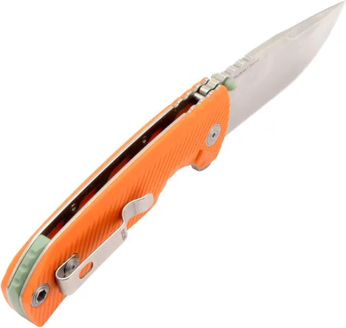SOG Tellus FLK Cuchillos plegables de tamaño completo con cerradura de marco para uso diario al aire libre | Mango GRN | Hoja de acero inoxidable