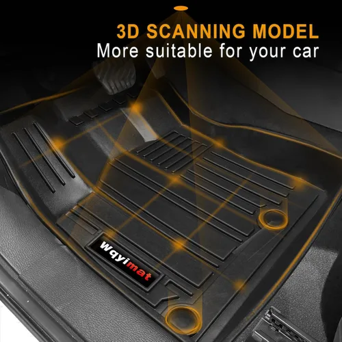 Miniatura 4 de Juego de alfombrillas personalizadas de 3 filas y forro de carga y 2ª y 3ª alfombrilla de respaldo para Mitsubishi Outlander 2022 2023 2024 2025