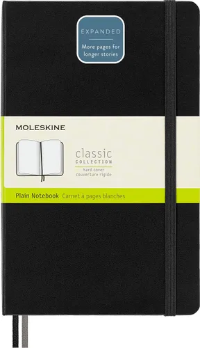 Miniatura 15 de Moleskine - Cuaderno clásico expandido, tapa suave, grande (5 x 8.25 pulgadas) con puntos, color negro, 400 páginas