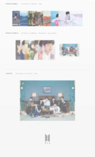 Miniatura 4 de Big Hit Entertainment BTS Bangtan Boys - BE (edición esencial) álbum+póster plegado+juego de tarjetas fotográficas adicionales