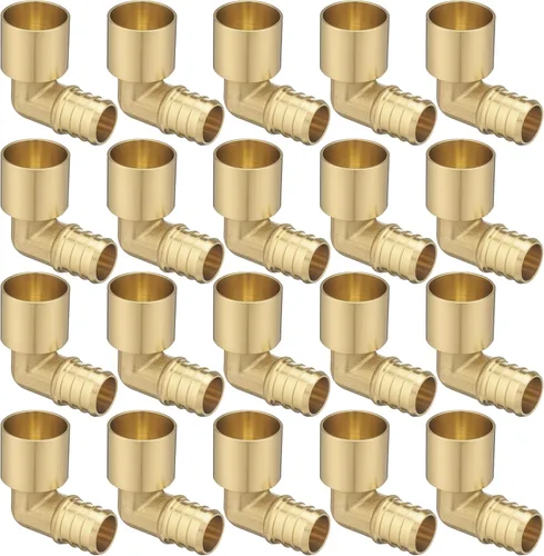 Miniatura 14 de Acoplamiento de engarce de púas PEX de 1 pulgada para tubería PEX-A/B/C (paquete de 15)