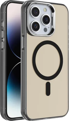 Miniatura 7 de S. Tedazo Funda magnética para iPhone 7/8 Plus (5.5 pulgadas) compatible con MagSafe, [no amarillenta] delgada, a prueba de golpes, funda para Negro