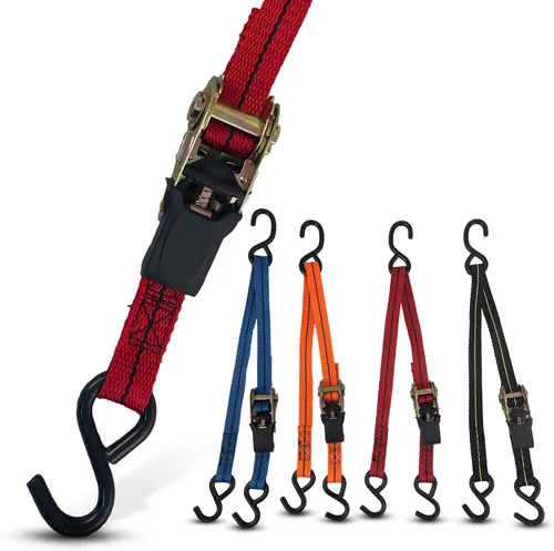 Miniatura 3 de Cajun Tie Downs - Correa de trinquete de amarre de 3 puntos para moto acuática, Sea Doo y Wave Runner (8 pies, negro)