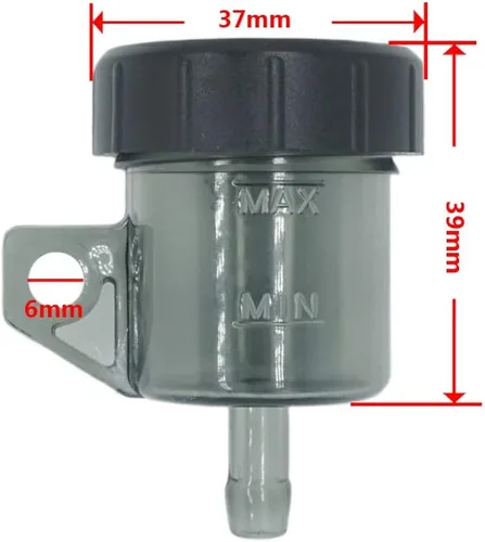 Miniatura 3 de Depósito universal de botella de líquido de la taza del aceite del cilindro del freno trasero del freno trasero del pie de la motocicleta