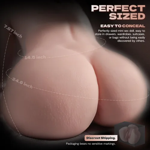 Miniatura 5 de Masturbador masculino muñeca sexual para hombres, coños de bolsillo, juguetes sexuales realistas para adultos, culo de nivel de entrada de 5.8