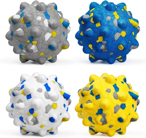 Miniatura 14 de Pelotas de tenis para perros Moonorange para masticadores agresivos, juguete interactivo indestructible, duradero, rebotador para perros, juego