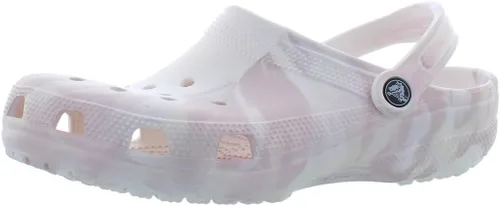 Miniatura 65 de Zuecos Crocs clásicos con diseño de teñido anudado marmoleado para mujer