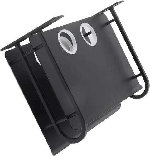 Miniatura 9 de Estante de montaje en pared, estante flotante de pared de doble capa, estante de caja de TV, estante montado en la pared, router DVD cable caja