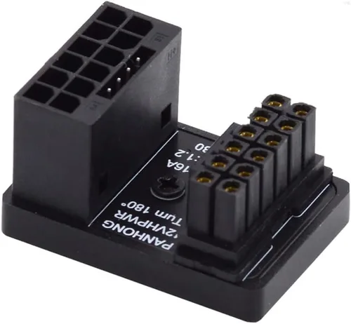 Miniatura 17 de Adaptador modular de alimentación 12VHPWR ATX3.0 PCI-E 5.0 a cuatro ATX 8P en ángulo hacia abajo de 90 grados para tarjeta gráfica 4080 5090TI 16Pin