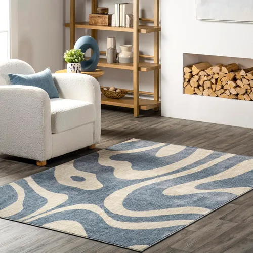 Miniatura 15 de Nuloom Aadhya - Alfombra geométrica de 2 x 8 pies para sala de estar, dormitorio, comedor, entrada, pasillo, color marrón claro