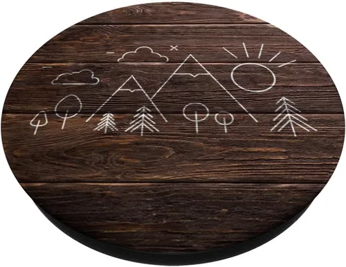 Miniatura 2 de PopSockets PopSockets - Diseño gráfico de senderismo para hombres y mujeres