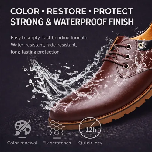 Miniatura 8 de Kit de reparación de cuero de secado rápido 12H, Beige