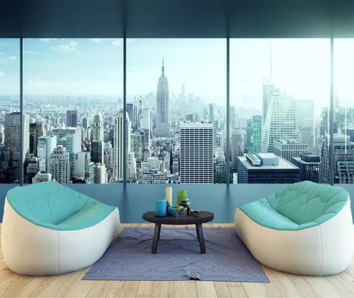 Miniatura 14 de FLFK Murales de pared 3D, autoadhesivos, autoadhesivos, removibles, para decoración moderna del hogar, 78.7 x 59 pulgadas