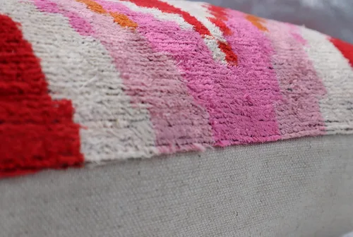 Miniatura 8 de CANVELLO -Exquisita almohada/cojín de plumón: almohadas de plumas elegancia y arte Almohadas icónicas con diseño Ikat Seda de terciopelo suave