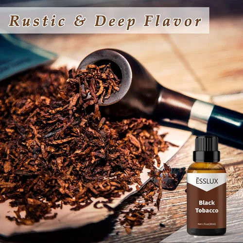 Miniatura 2 de Aceite aromático de tabaco negro, aceites esenciales ESSLUX para difusor, aroma para hacer jabón de velas, masaje perfumado de aromaterapia, perfume