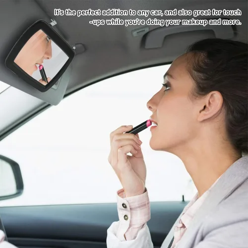 Miniatura 4 de povtii Espejo de Tocador para Parasol de Coche, Espejo de Maquillaje Automotriz con Clip y Protección Solar, Espejo de Tocador Cosmético Universal