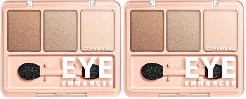 Miniatura 27 de COVERGIRL - Sombra de ojos Eye Enhancers 1-Kit, fórmula sedosa y transparente, aplicador de doble extremo, 100% libre de crueldad animal Azul
