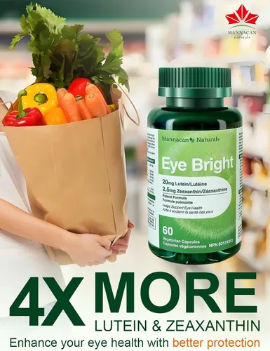 Miniatura 2 de Suplementos de luteína y zeaxantina, 60 cápsulas, luteína para ojos, suplemento de arándano para ojos, Areds 2 luteína zeaxantina vitamina