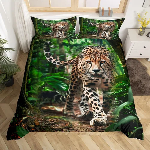 Miniatura 18 de Erosebridal Juego de ropa de cama para niños de construcción tamaño individual para niños, cubierta de edredón para camiones excavadoras, juego