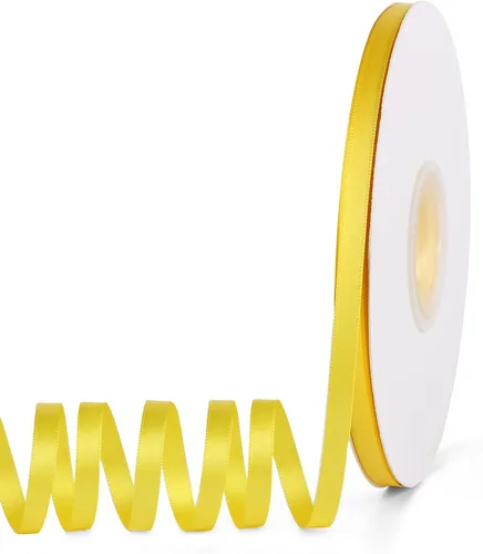 Miniatura 28 de YBLANDEG Cinta de satén de color sólido verde manzana de 1-1/2 pulgadas x 50 yardas, cinta de tela de poliéster de doble cara para envolver regalos