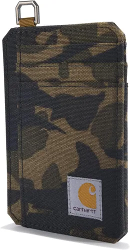 Miniatura 20 de Carhartt Carteras delgadas de nailon con bolsillo frontal para hombre