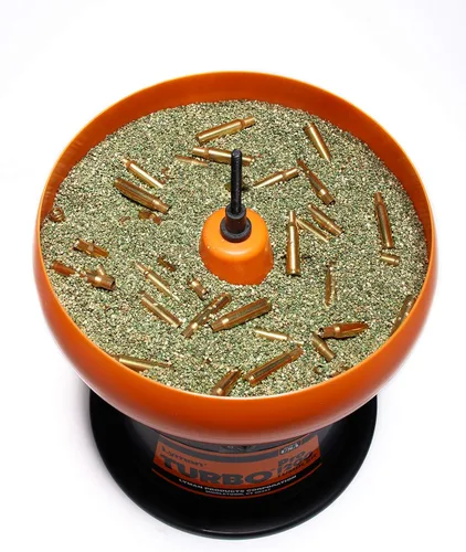 Miniatura 2 de Lyman Kit de limpieza de cajas con vaso 1200 Pro y 2 libras de medios de mazorca de maíz, negro, naranja (7631686)