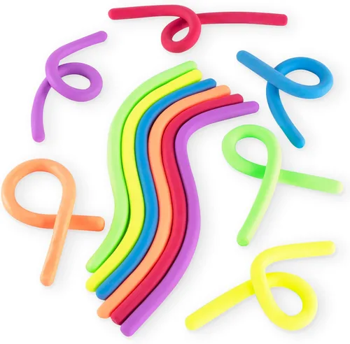 Miniatura 4 de Super Z Outlet Juego de juguetes sensoriales elásticos de goma gruesa para aliviar la ansiedad de los niños, regalos y premios de fiesta