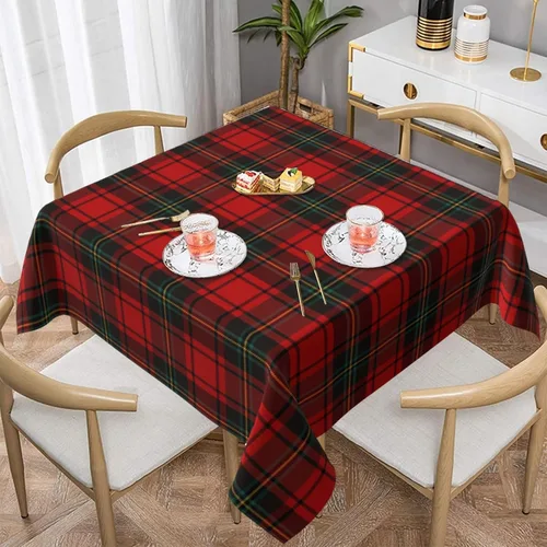 Miniatura 36 de AGAYNA 4th of July Tablecloth Round 60 Inch Blue Red White Patriotic Stars Table Cloth,Stain Resistance Independence Day Holiday Table Covers for