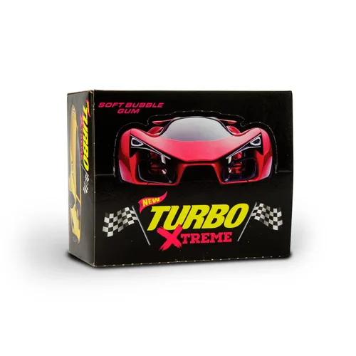 Miniatura 5 de Goma de mascar Turbo Xtreme Soft Bubble Gum Retro Regalo Importado Dulces de Cumpleaños (100 unidades)