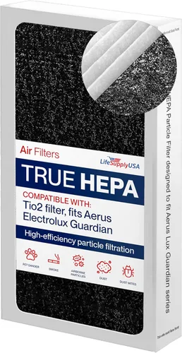 SmokeStop - Filtro HEPA verdadero compatible con el purificador de aire Eletrolux Aerus Guardian Air Series de LifeSupplyUSA