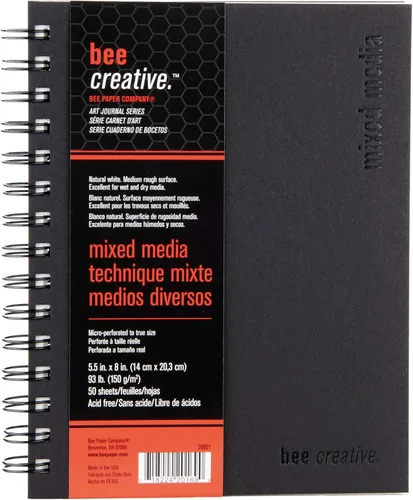 Miniatura 9 de Bee Paper - Cuaderno de Dibujo para Marcadores Creativos de 8" x 8