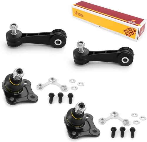 Miniatura 210 de Metrix Premium Chassis Parts - Juego de 4 piezas de articulación de rótula superior y barra estabilizadora delantera para Ford Ranger RWD 1998-2011