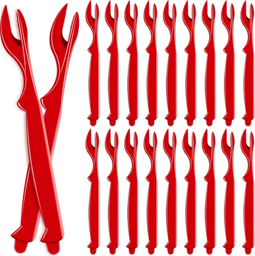 Juego de 20 piezas de galletas con patas de cangrejo, juego de herramientas para langosta, cangrejo, cangrejo, langostinos, camarones, cuchillo