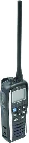 Icom Radio VHF portátil blanca M25, blanco, 1 vatio