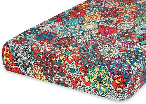 Miniatura 79 de hyha Fundas de cojín estampadas para sofá al aire libre, fundas florales lavables para muebles de patio, exteriores, funda de repuesto para asiento