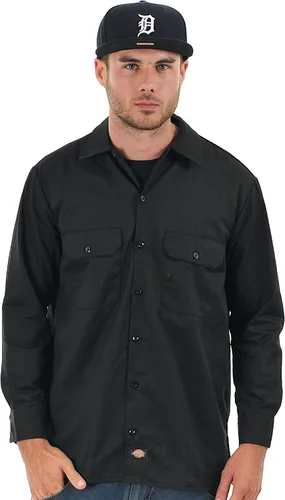 Miniatura 5 de Dickies Camisa de trabajo de manga larga grande y alta para hombre