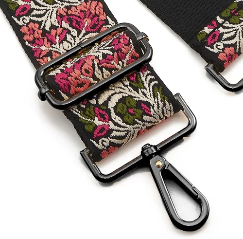 Miniatura 40 de ZOOEASS Hebillas de níquel Correa ancha para el hombro ajustable de repuesto para cinturón de pistola, hebilla de guitarra estilo bandolera