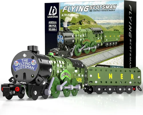 Miniatura 9 de Lucky Doug Juguetes de construcción, modelo de avión – Juguetes de construcción de bricolaje para niños de 8 a 12 años, juguetes de ciencia