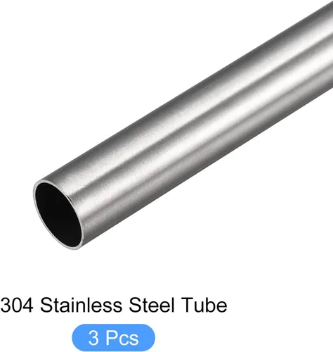 Miniatura 5 de METALLIXITY Tubo de acero inoxidable 304 (0.512 in de diámetro exterior x 0.020 in de pared T x 11.811 in de largo), 3 piezas, tubo recto