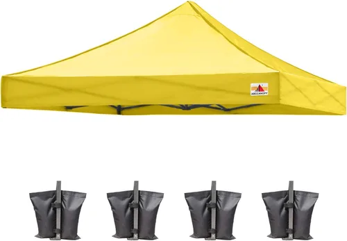 Miniatura 30 de ABCCANOPY - Toldo de repuesto para carpa desplegable (10x10 pies, beige)