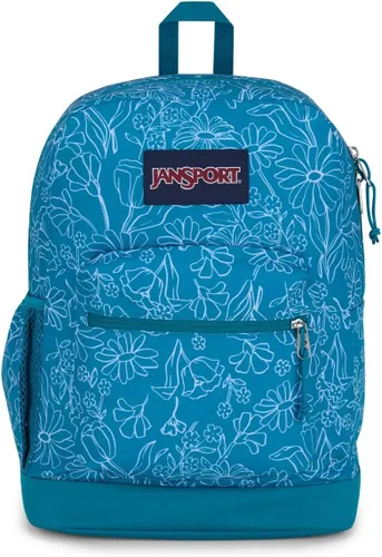 Miniatura 12 de JanSport Cross Town Plus - Mochila con compartimento principal grande, bolsillo lateral para botella de agua, funda acolchada para laptop de 15