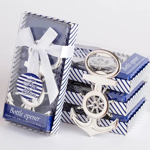 Miniatura 6 de 50 abrebotellas con diseño de ancla para temática náutica, regalos de boda, decoraciones de despedida de soltera o recuerdos de fiesta de baby