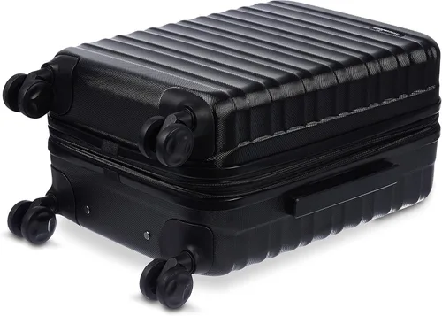 Miniatura 3 de Tienda Basics Equipaje de maleta expandible con ruedas rígidas Negro Spinner
