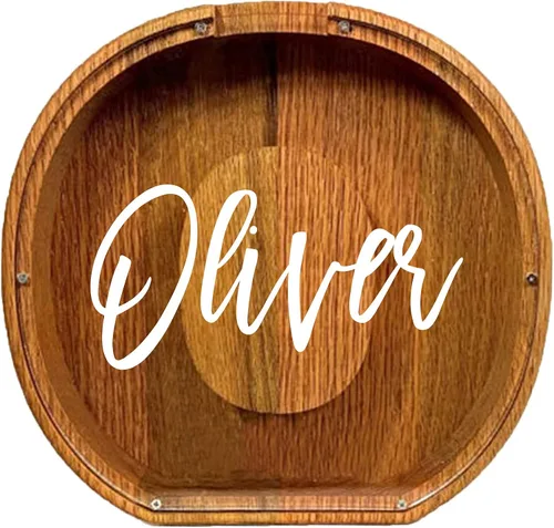 Miniatura 10 de Alcancía de madera grande personalizada, 7.5 pulgadas, con ventana acrílica fácil de abrir, caja de ahorro de dinero inicial para niños y niñas