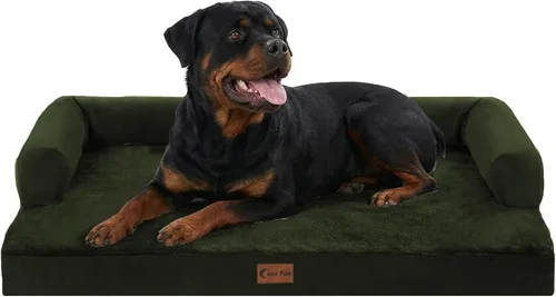 Miniatura 51 de Camas Ortopédicas para Perros de Tamaño Grande, Espuma de Celdas Impermeables tipo Huevera, Camas tipo Sofá para Perros Medianos para Jaula 35x22