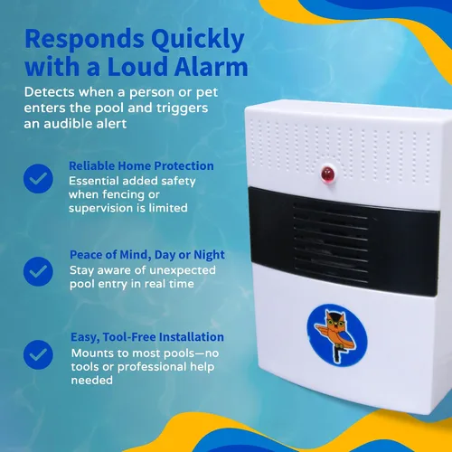 Miniatura 7 de Blue Wave NA4212 Poolwatch - Sistema de alarma para piscina, color blanco
